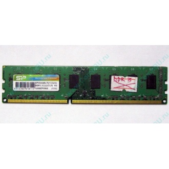 НЕРАБОЧАЯ память 4Gb DDR3 SP (Silicon Power) SP004BLTU133V02 1333MHz pc3-10600 (Гольяново)
