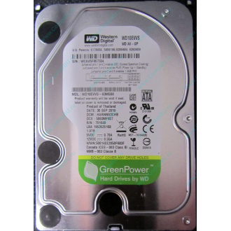 Б/У жёсткий диск 1Tb Western Digital WD10EVVS Green (WD AV-GP 1000 GB) 5400 rpm SATA (Гольяново)